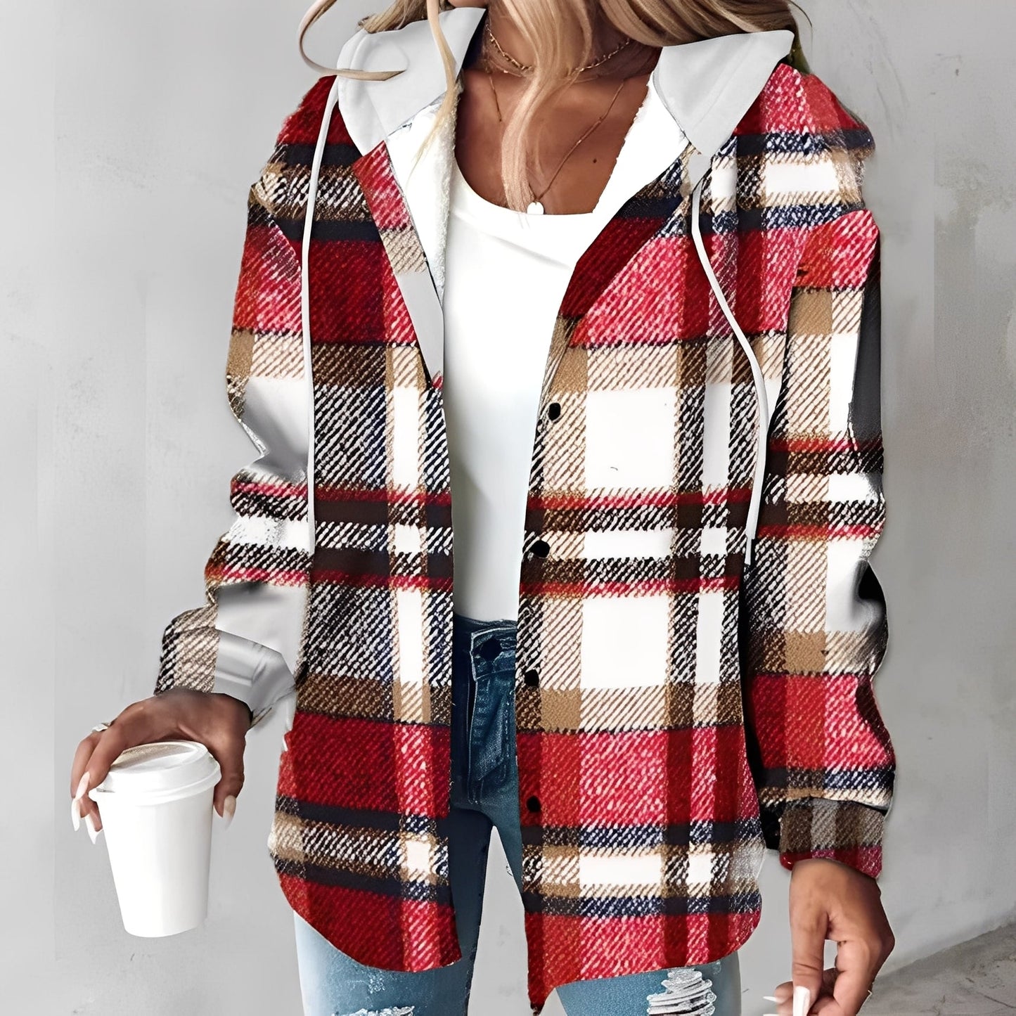 Briana - Giacca calda e casual con cappuccio per donne