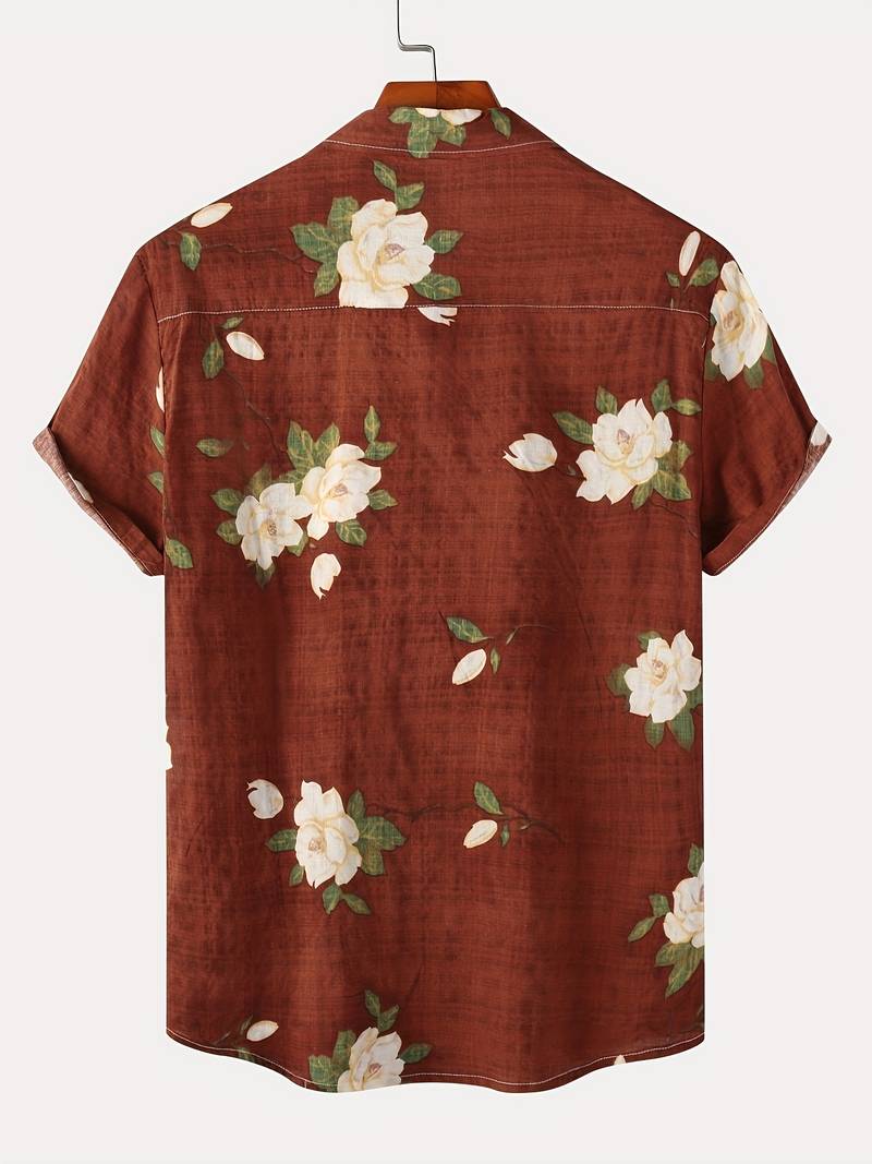 Kenneth - Camicia Casual a Maniche Corte con Stile Fresco