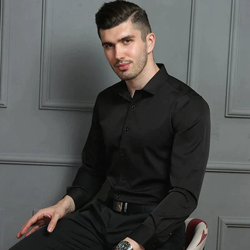 Hugo Stretch Shirt - Camicia da uomo comoda con tecnologia super elasticizzata