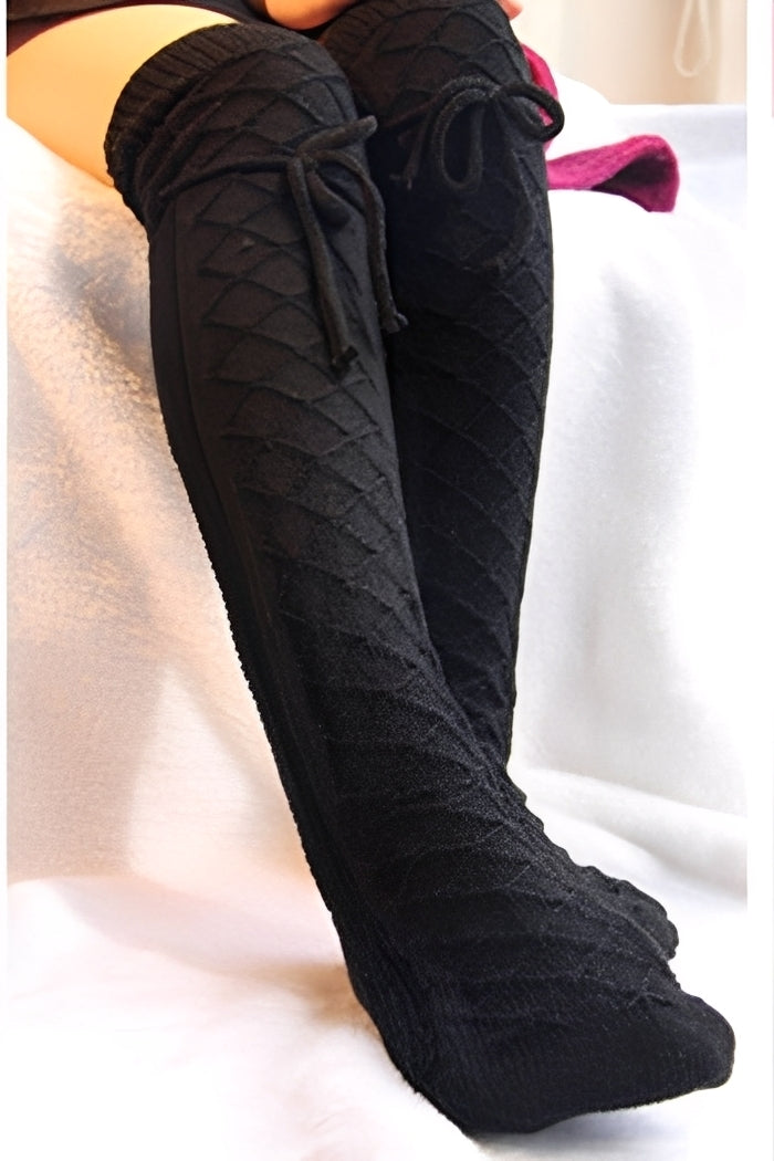 Rozanne - Calze overknee eleganti e calde per donne