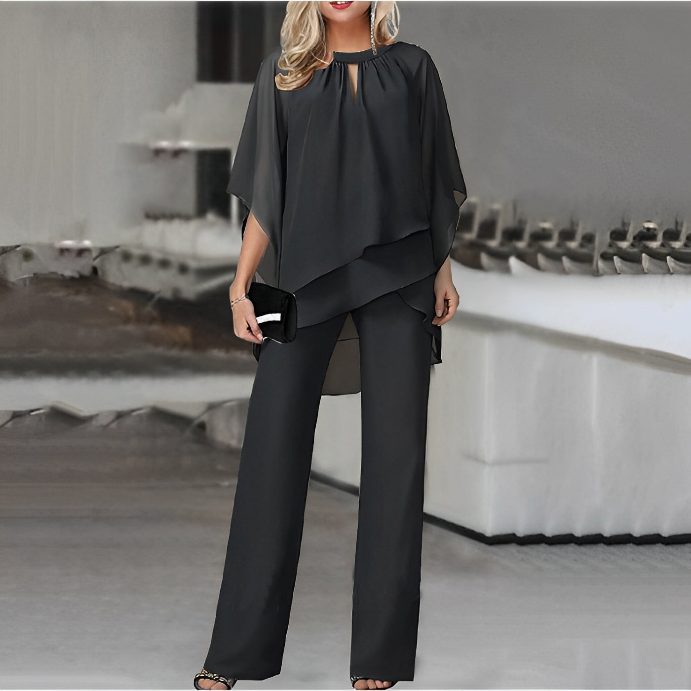 Sherlyn - Chic, spalle scoperte, set soffice per donne