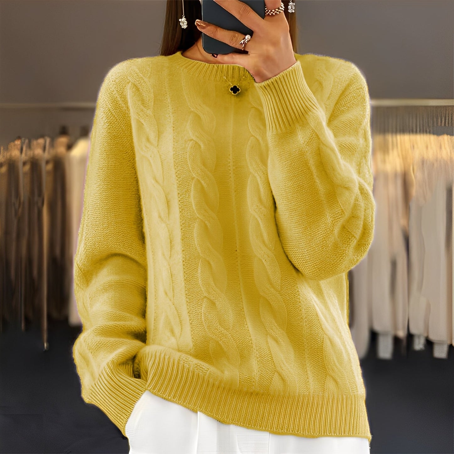 Leanne - Maglione classico e alla moda per donne