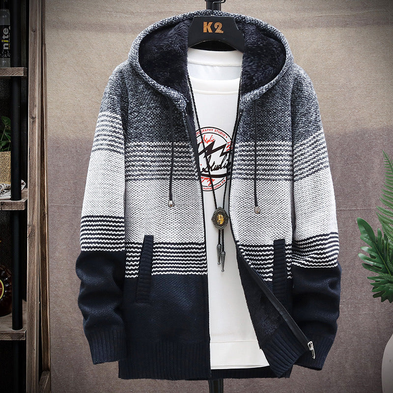 Dawson - Cappotto lungo casual con cappuccio per uomo