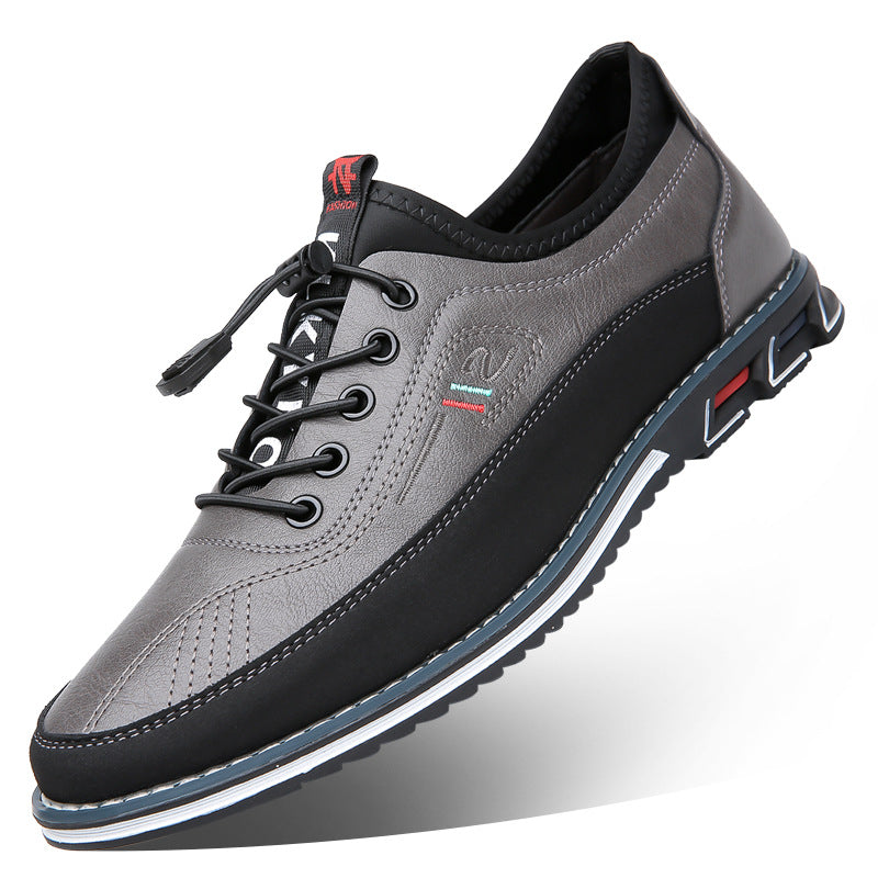 Aaron - Scarpe comode da uomo in pelle antisdrucciolo