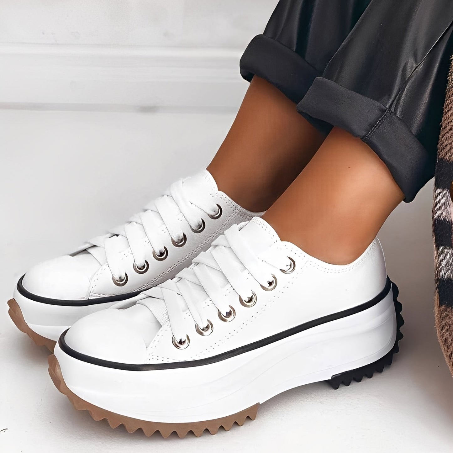 Lorayne - Scarpe comode con suola spessa per donne