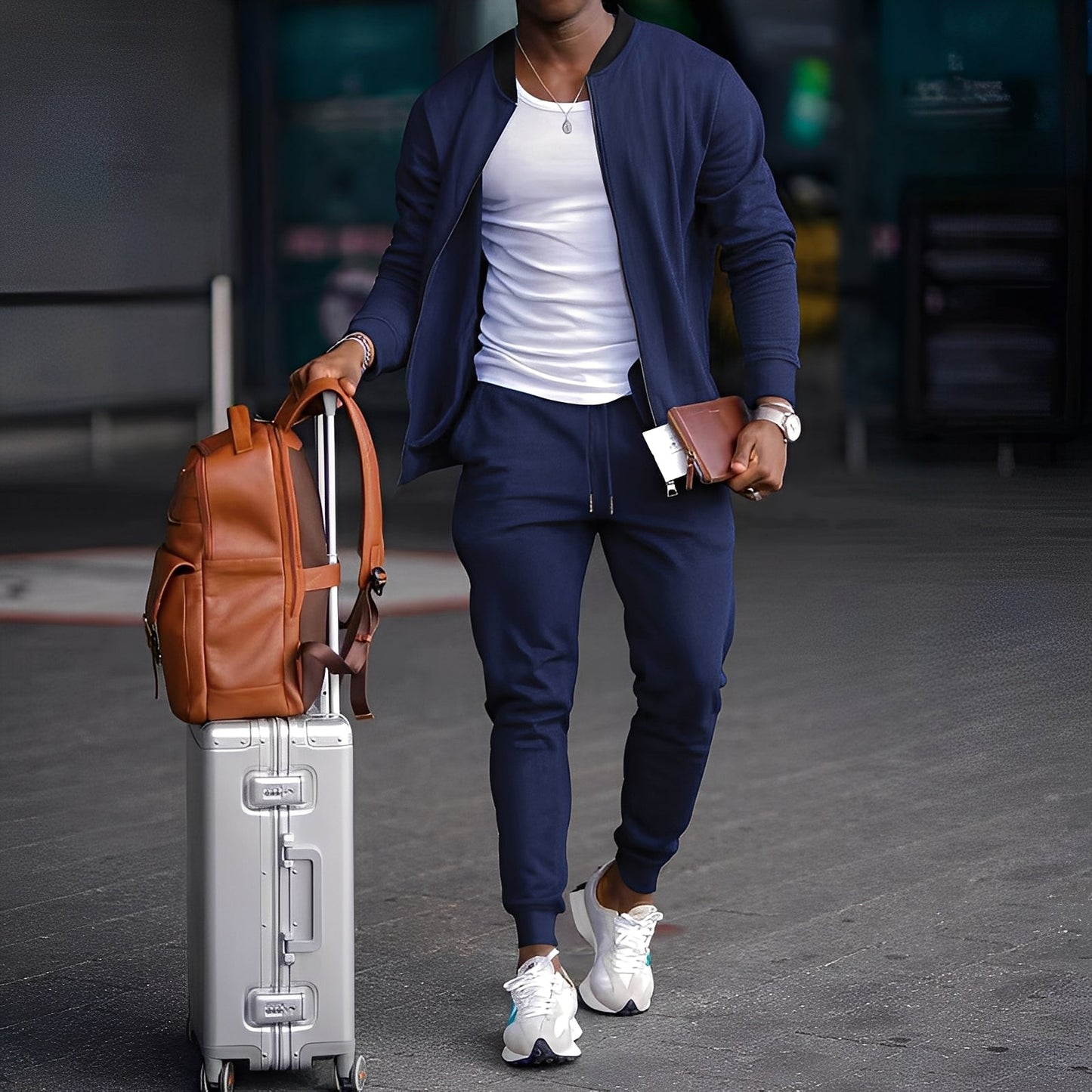 Dillon - Set semplice di giacca e pantaloni per uomo