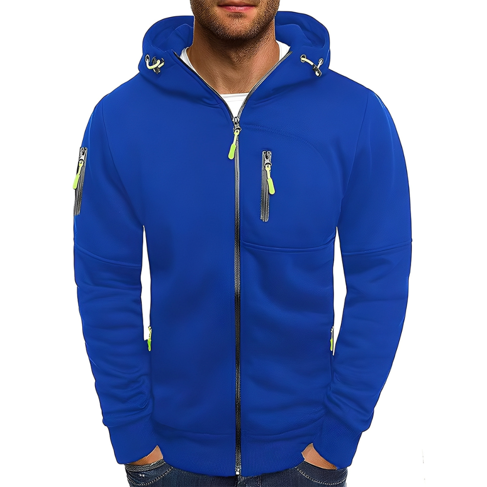 Miller - Giacca Casual con Cappuccio e Zip per Uomo