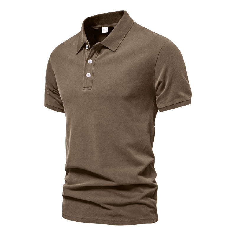 Evans - Polo da uomo casual a maniche corte