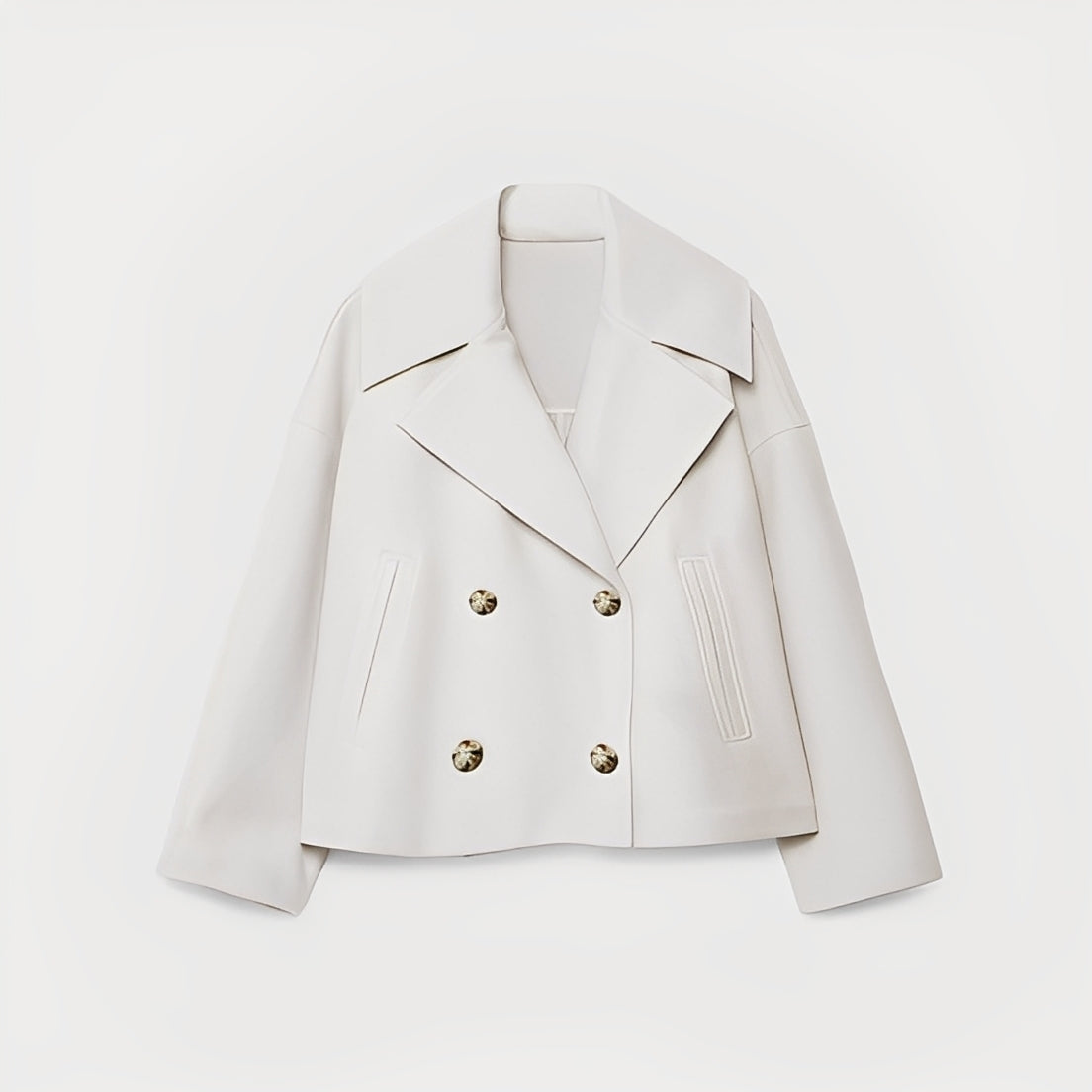 Abegail - Giacca corta casual e ampia da donna
