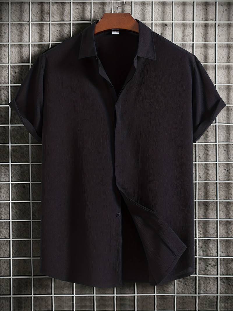 Joshua - Camicia a Maniche Corte Elegante e Senza Sforzo
