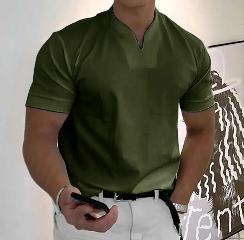 Jason - T-shirt fitness business da uomo a maniche corte