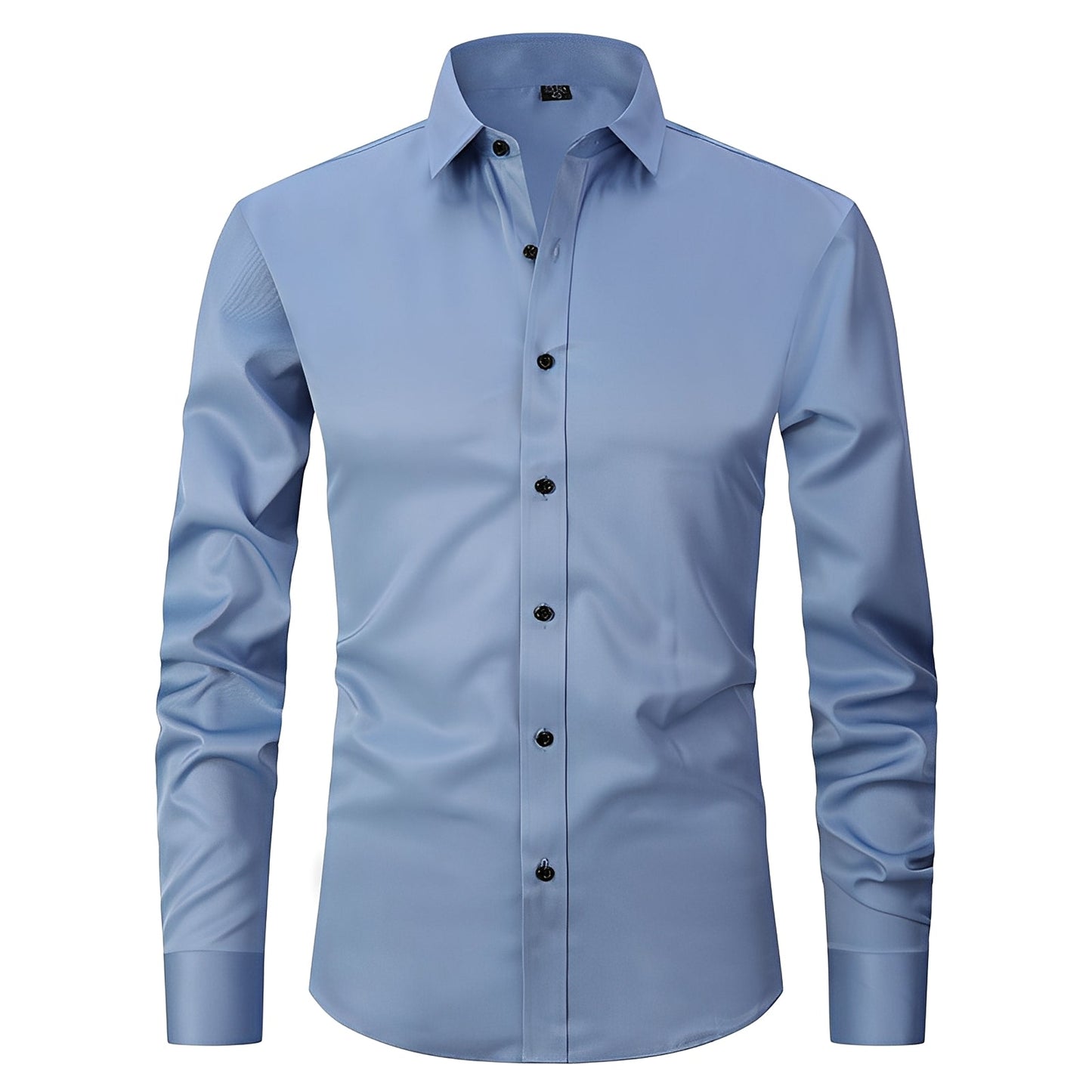 Elton - Camicia elegante aderente in tessuto elastico per uomo