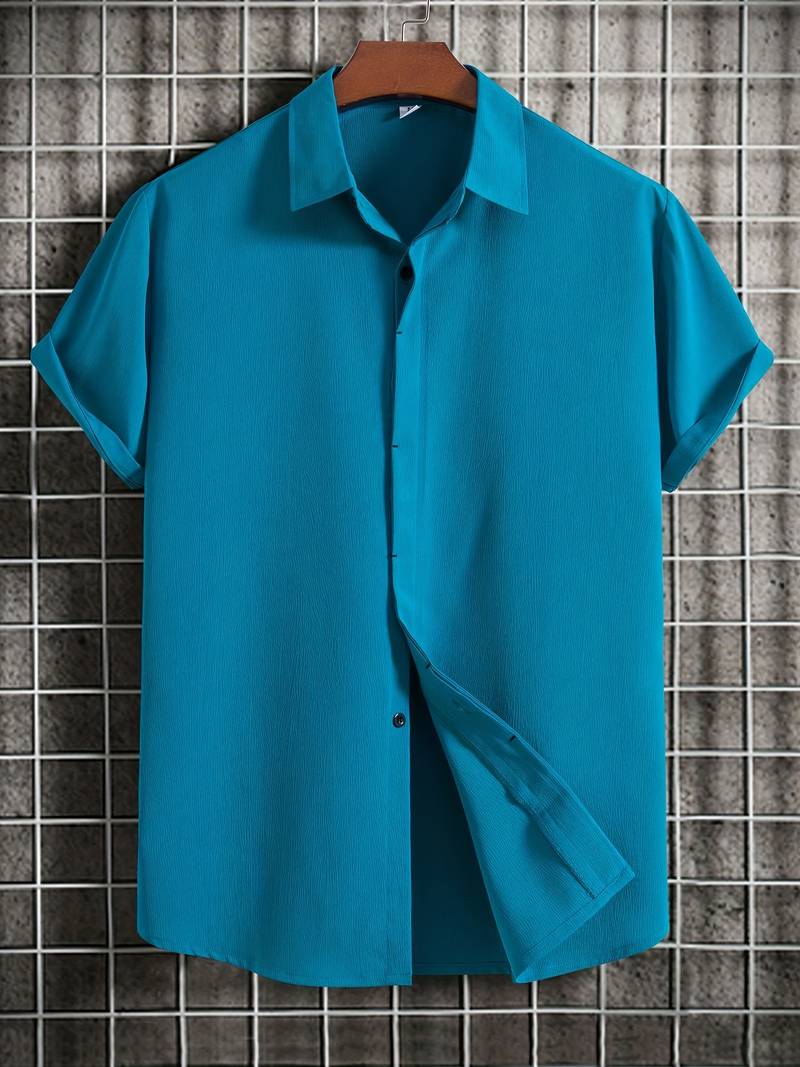 Joshua - Camicia a Maniche Corte Elegante e Senza Sforzo