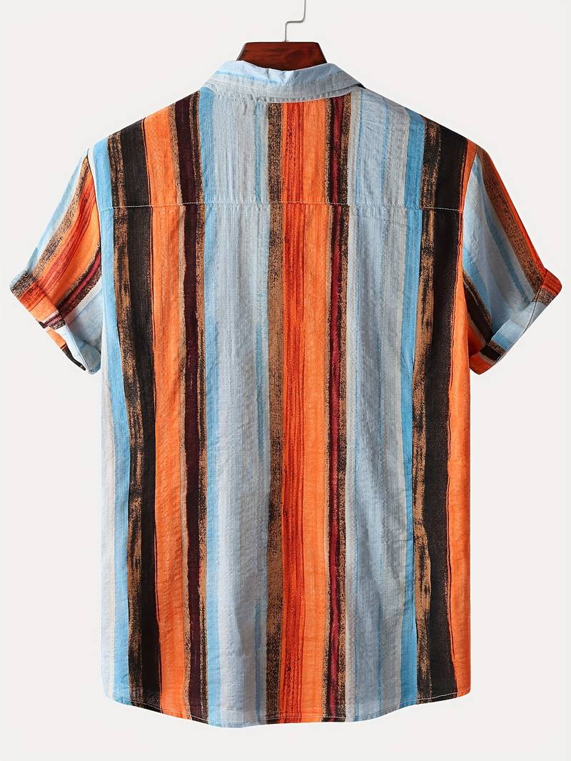 Kenneth - Camicia Casual a Maniche Corte con Stile Fresco