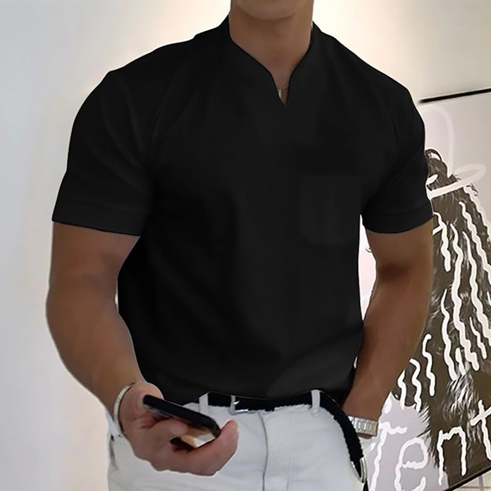 Jason - T-shirt fitness business da uomo a maniche corte