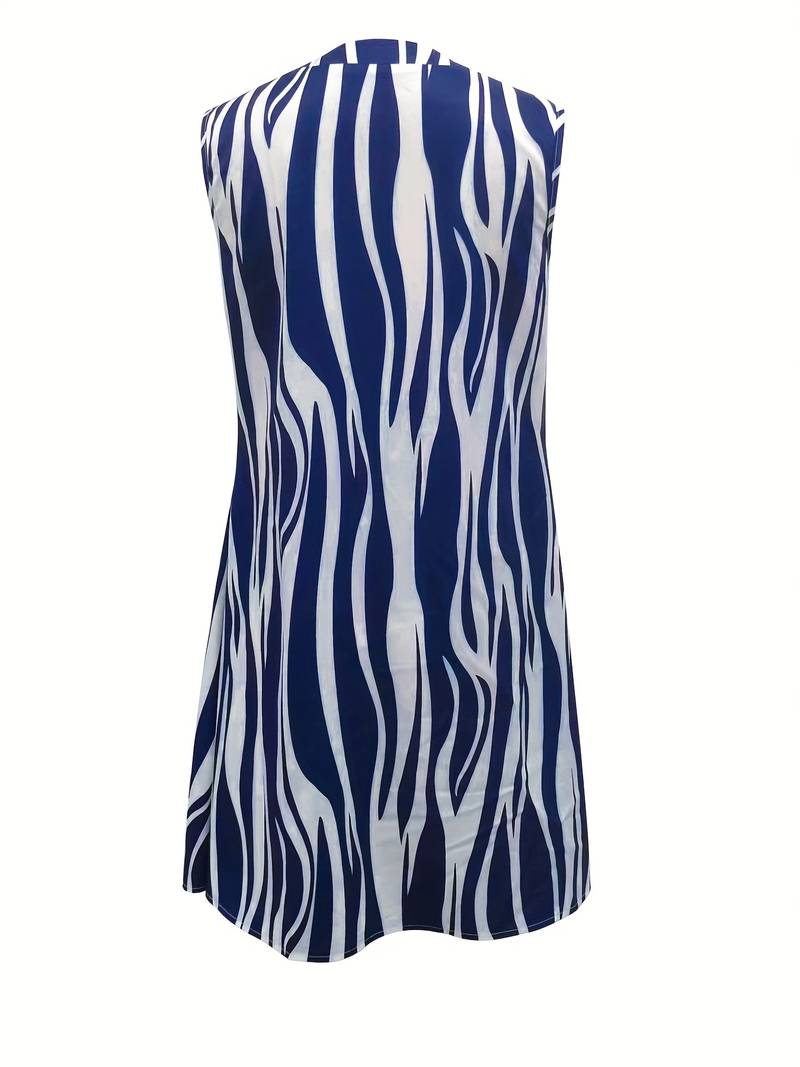 Gianne - Vestito Senza Maniche a Strisce Classiche