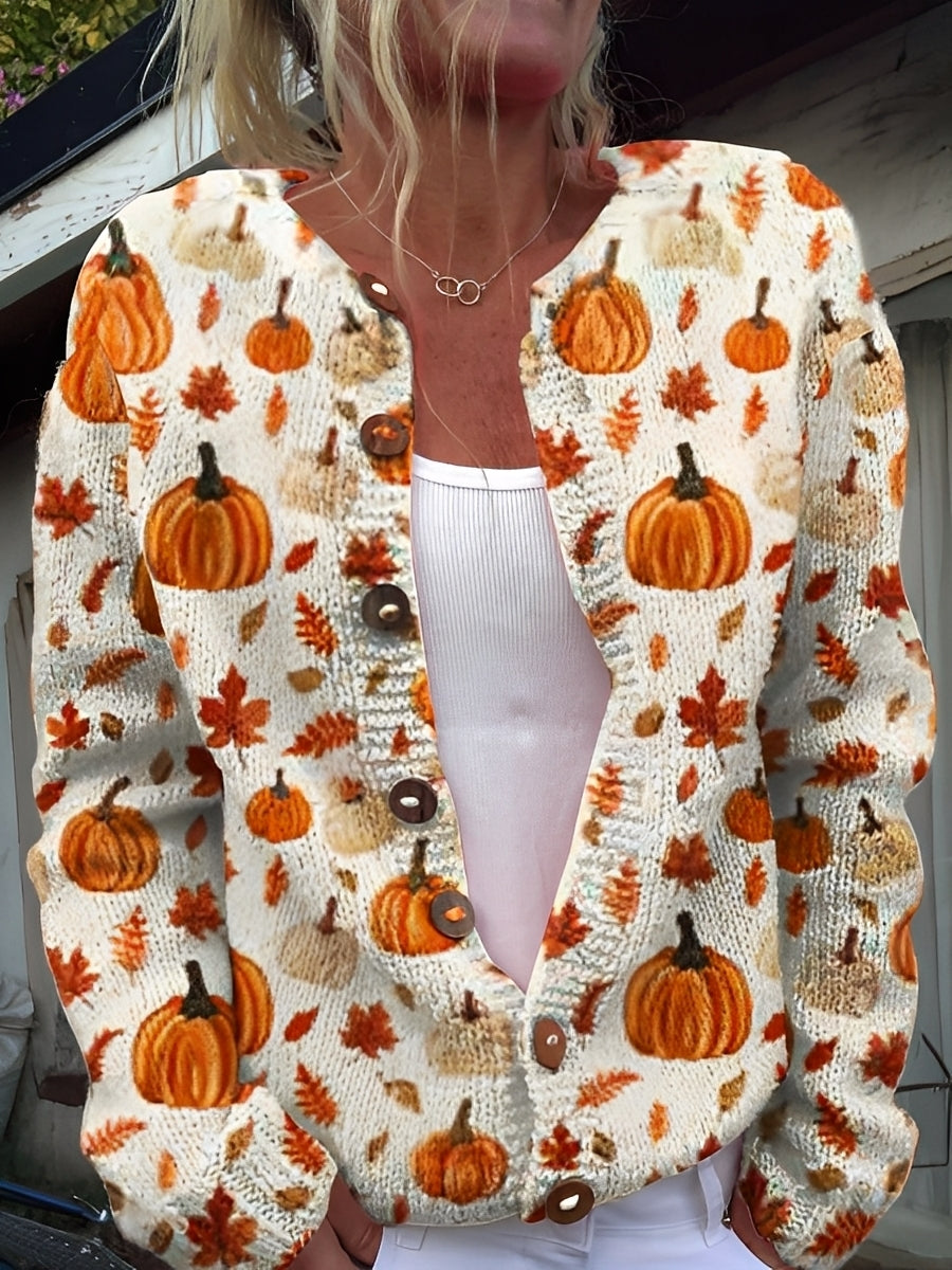 Kandace - Elegante Cardigan a Fiori per Donne
