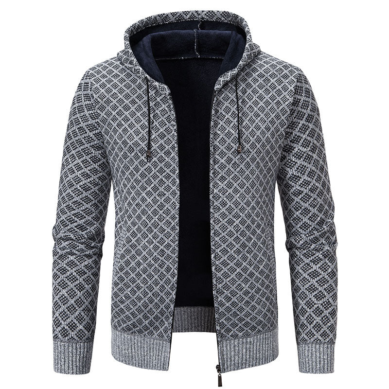 Winton - Giacca stretta e elegante con cappuccio per uomo