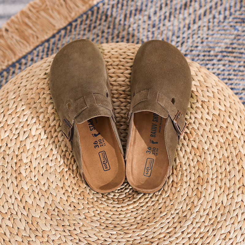 Leila - Pantofola unisex con fibbia regolabile