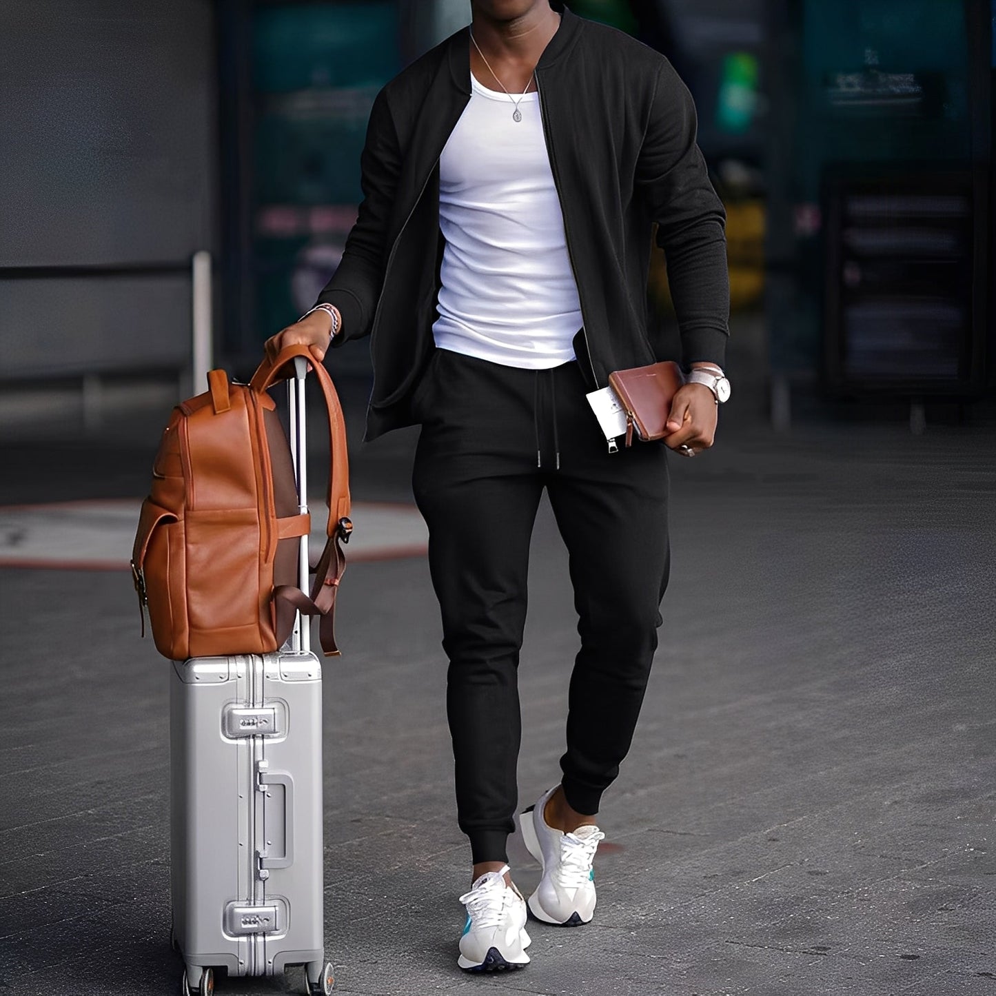 Dillon - Set semplice di giacca e pantaloni per uomo