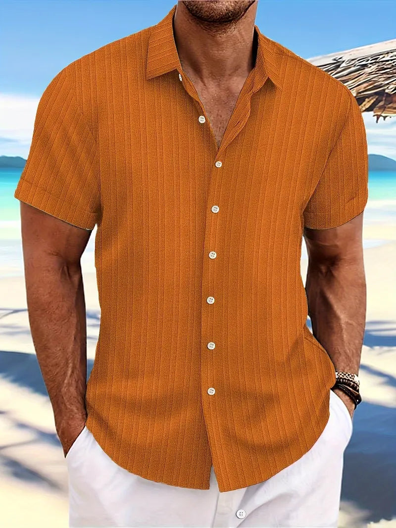 Troy - Camicia Classica con Bottoni