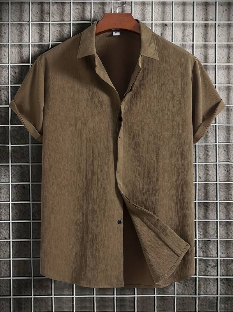 Joshua - Camicia a Maniche Corte Elegante e Senza Sforzo