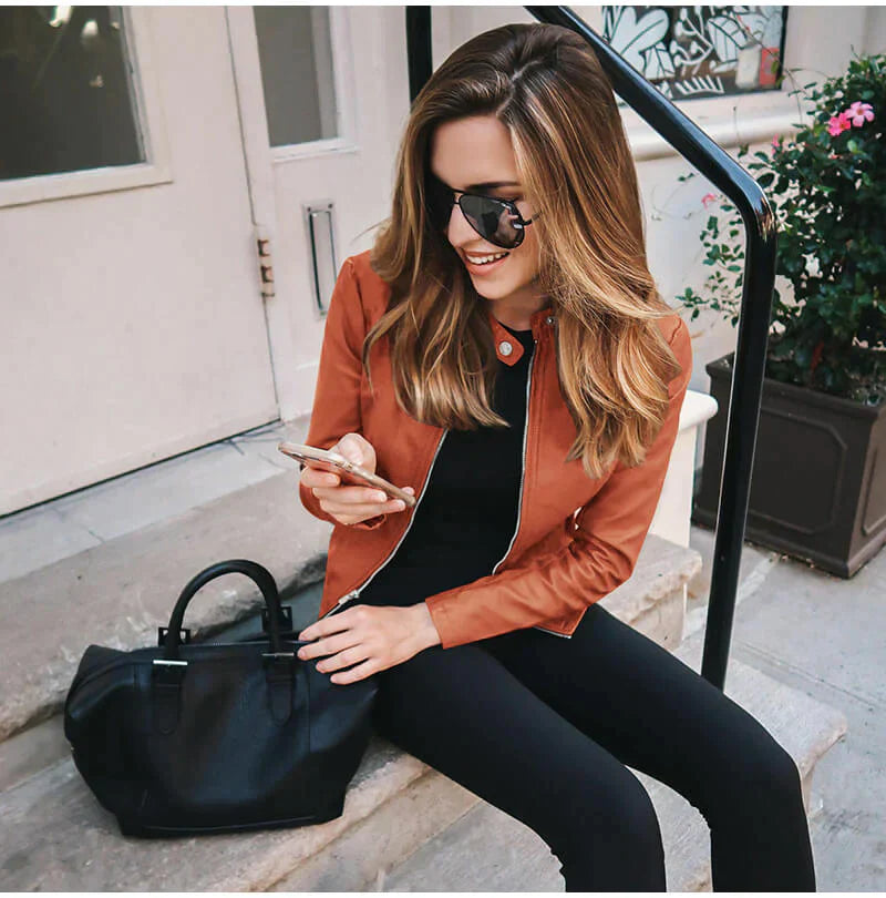 Amber - Giacca Eco-Leder da Donna