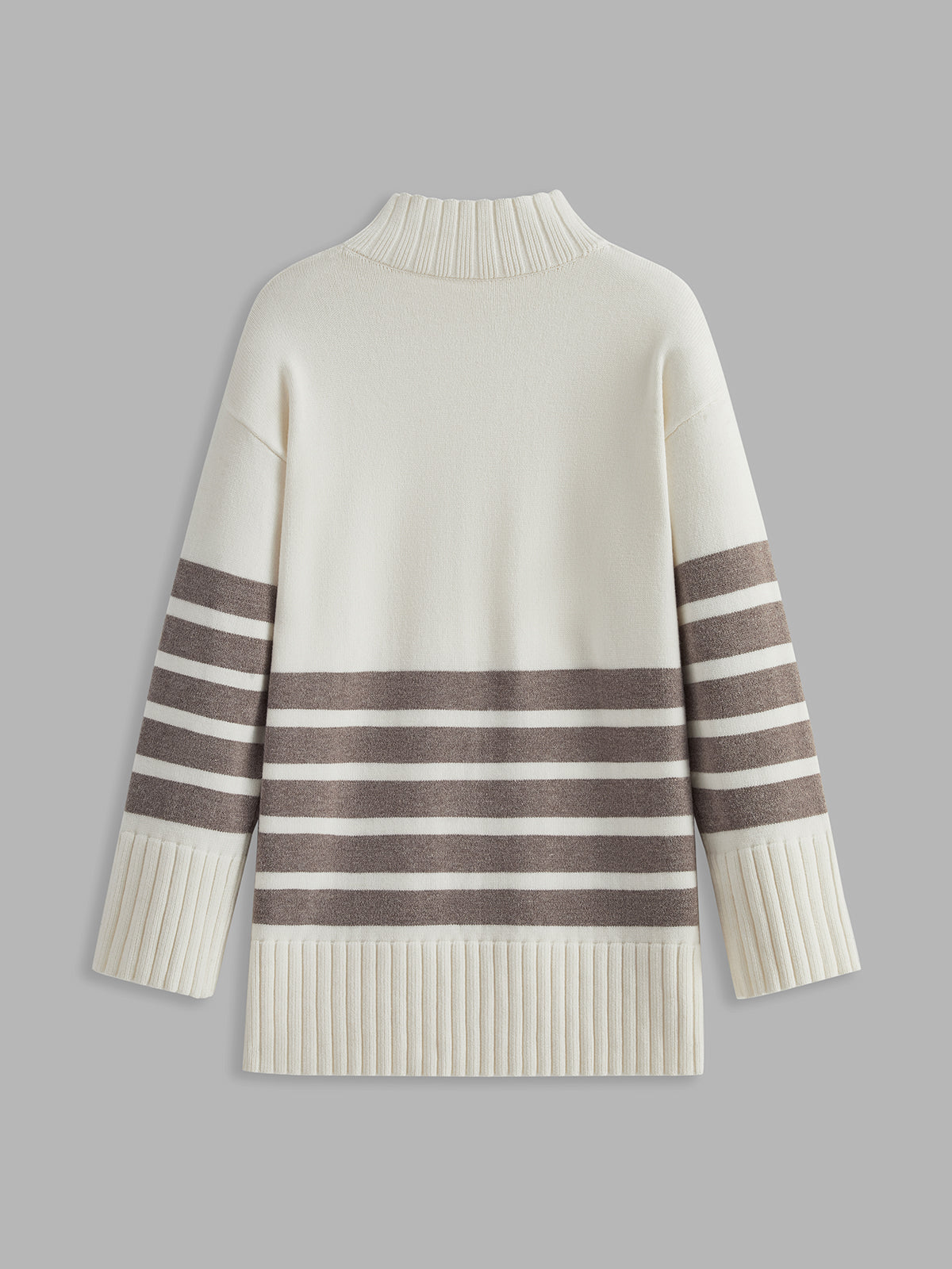 Colette – Pullover a strisce con collo alto