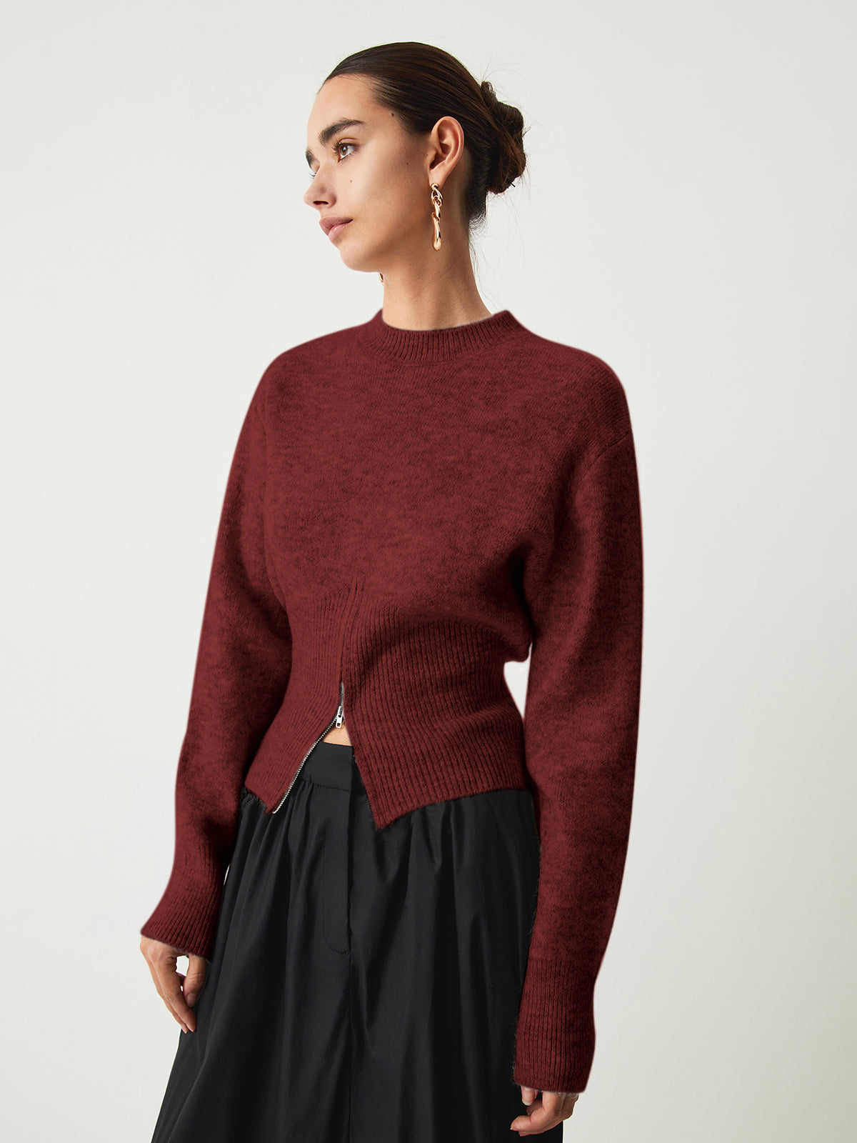 Svenja – Mezza-Zip Pullover