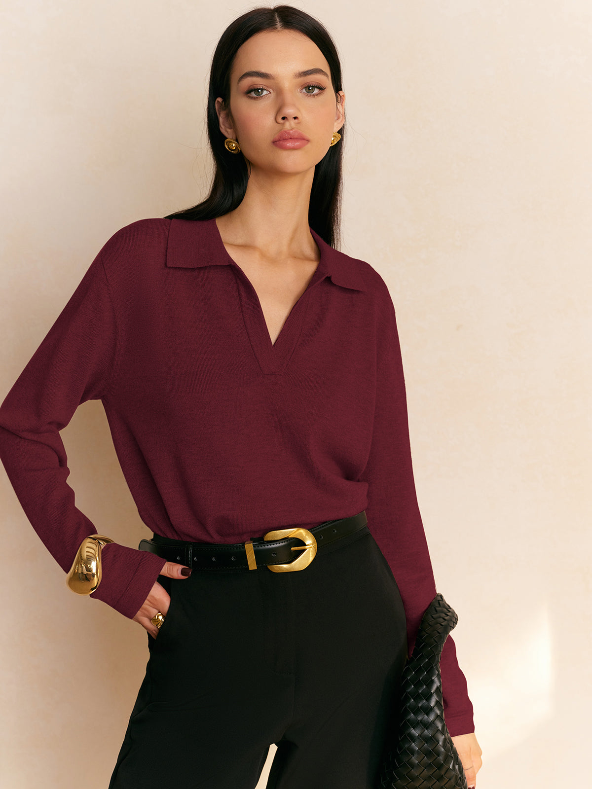 Fiona – Pullover con collo casual