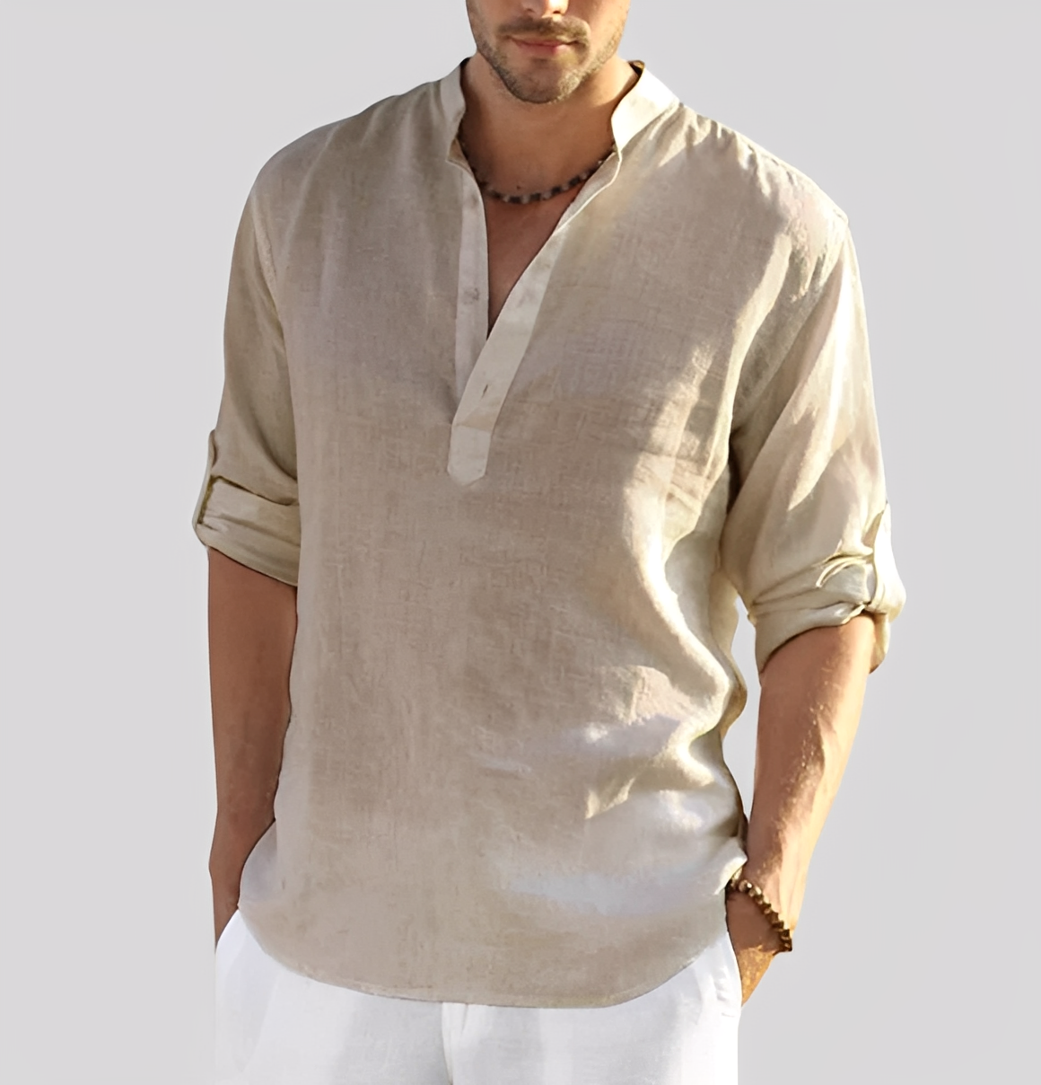 Adriano – Camicia di Lino per Uomo