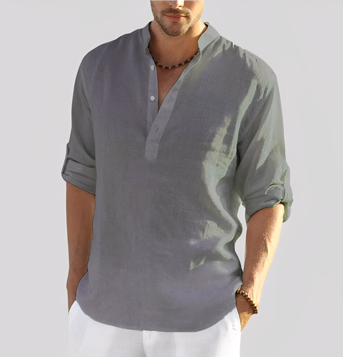 Adriano – Camicia di Lino per Uomo