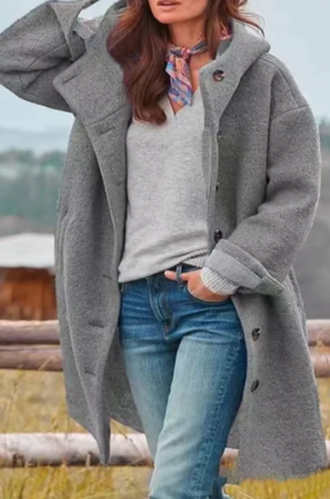 Cristy - Cappotto in Mistura di Lana Chic Classico