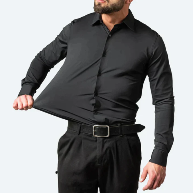 Hugo Stretch Shirt - Camicia da uomo comoda con tecnologia super elasticizzata