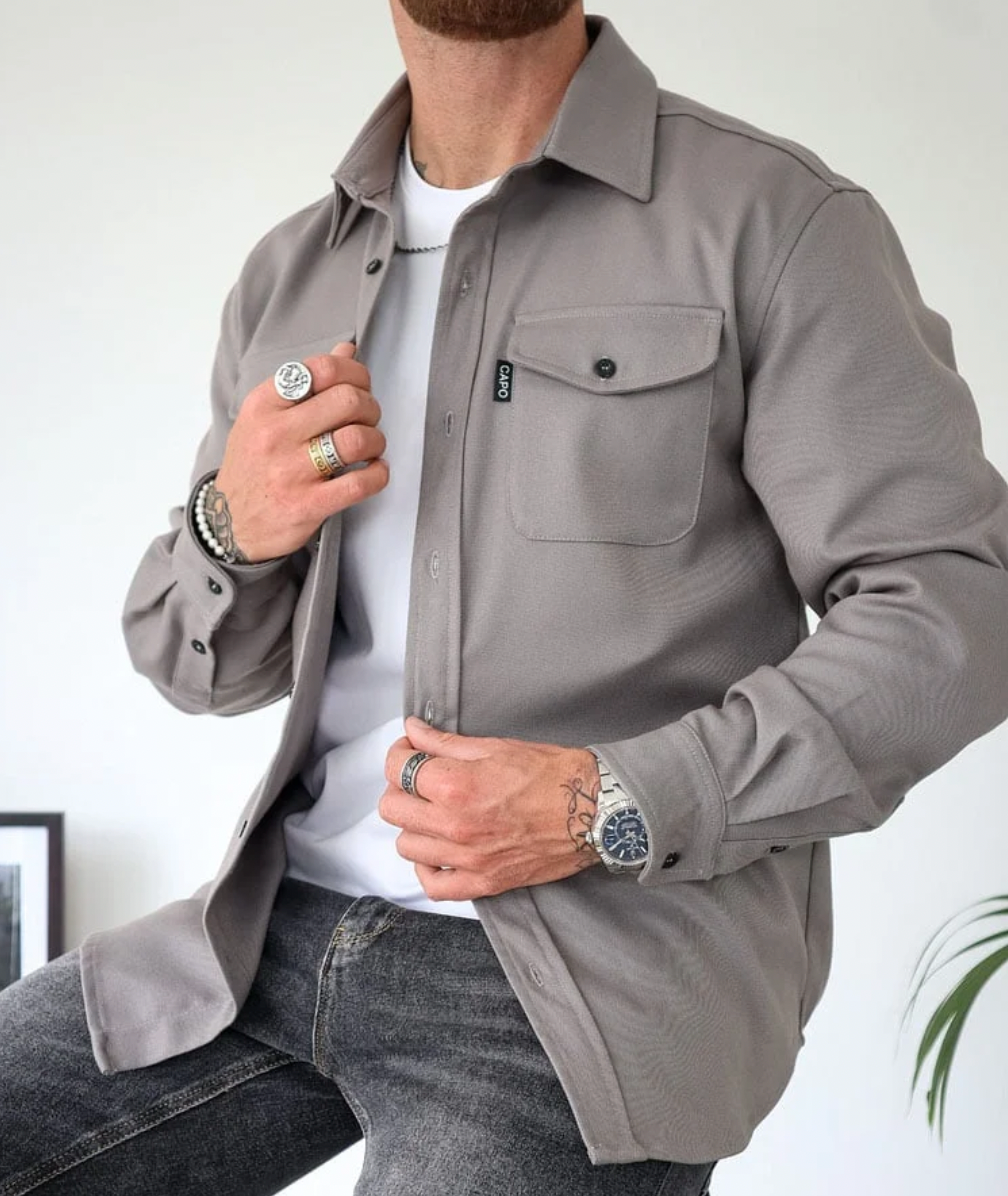 Kyle - Giacca Camicia Essenziale