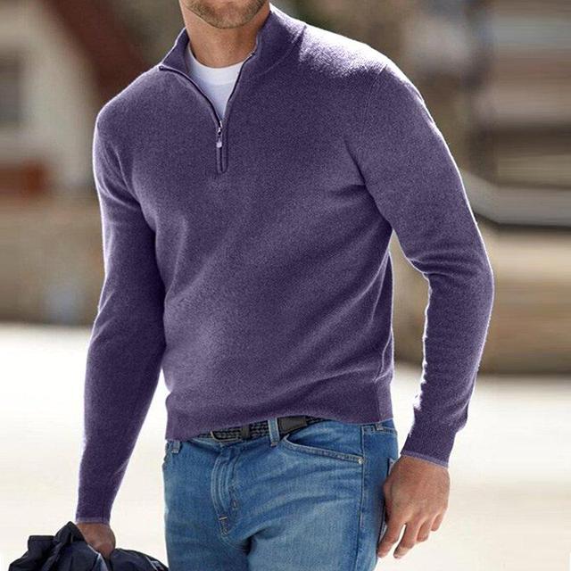 Placido - Uomo V-Scollo Zip Maglione