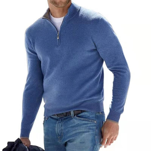 Placido - Uomo V-Scollo Zip Maglione