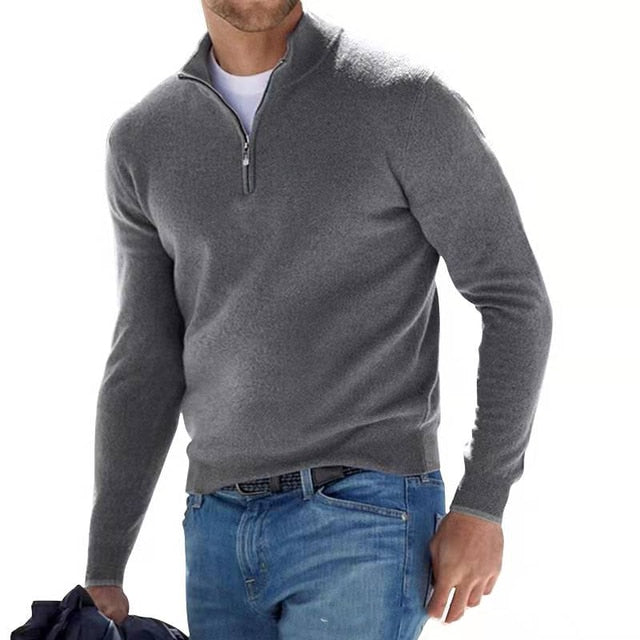 Placido - Uomo V-Scollo Zip Maglione