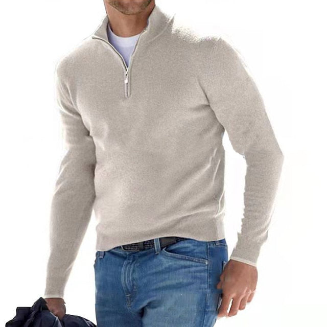 Placido - Uomo V-Scollo Zip Maglione
