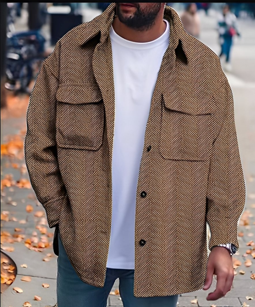 Finn – Camicia con Bottoni per Uomini