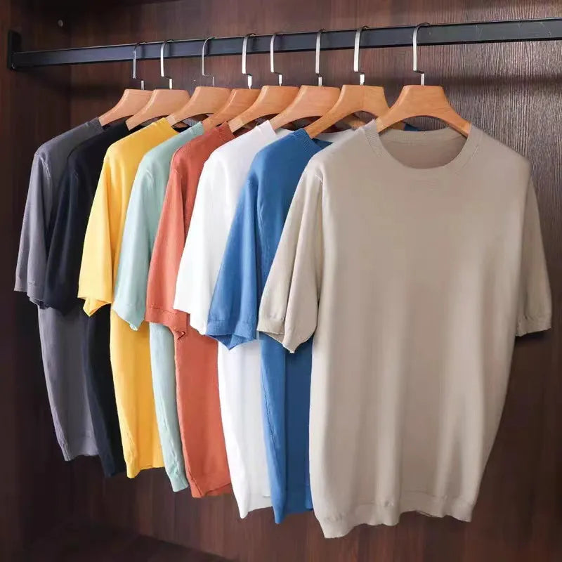 Rick - T-shirt in Cashmere Morbido per Comfort Tutto il Giorno