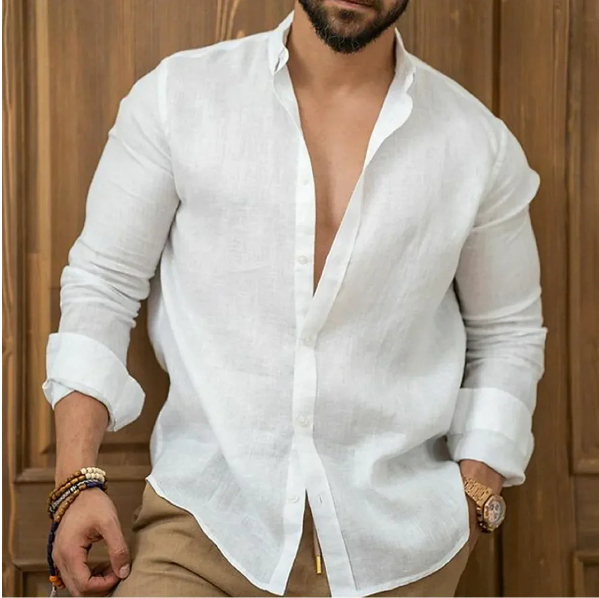 Ronnie – Camicia in Lino Traspirante