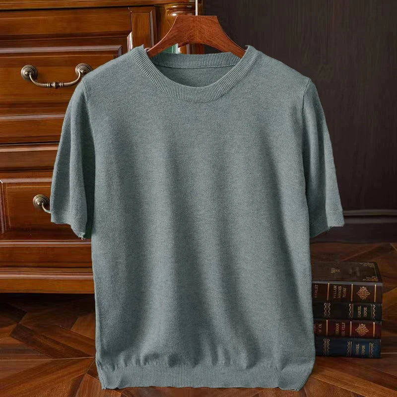 Rick - T-shirt in Cashmere Morbido per Comfort Tutto il Giorno