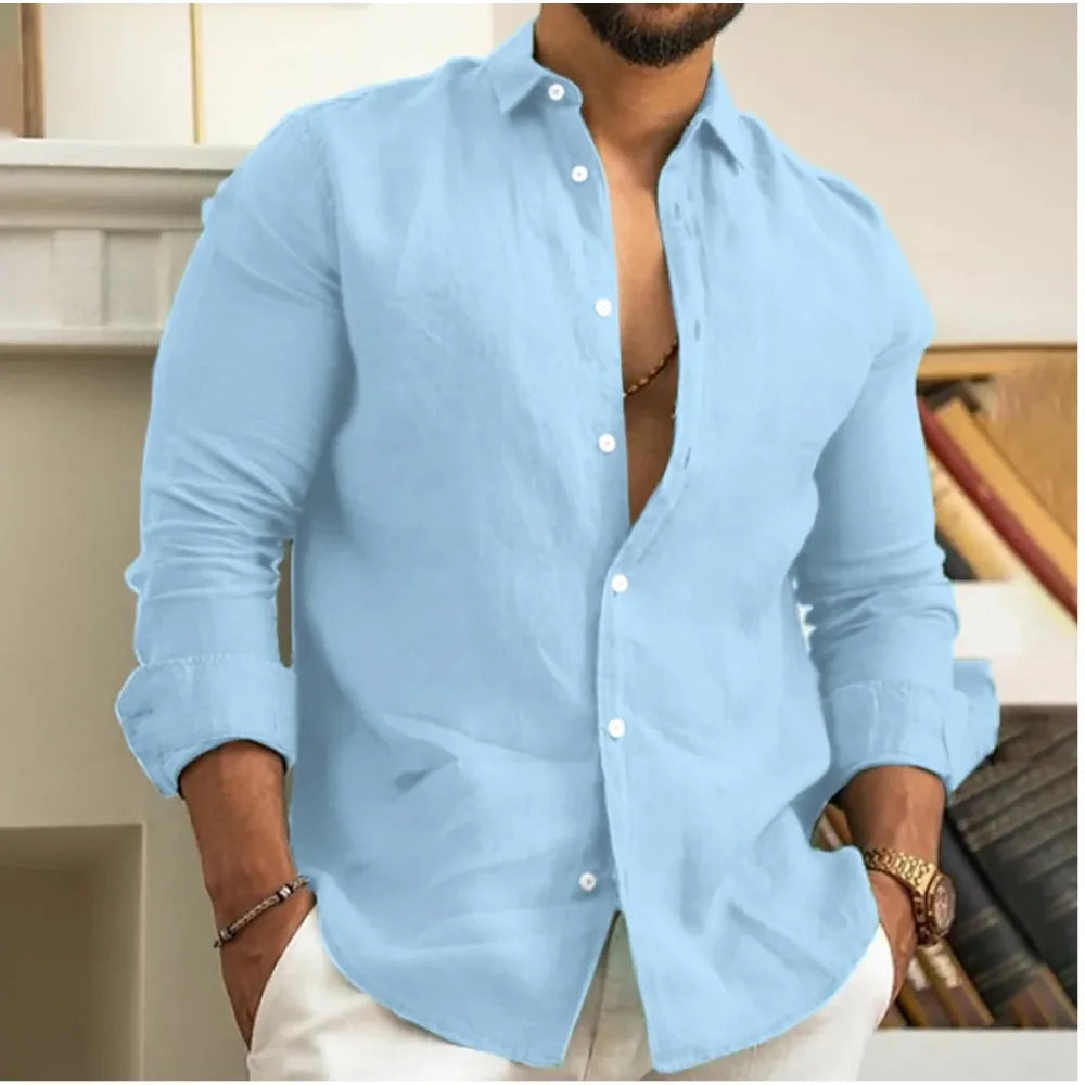Ronnie – Camicia in Lino Traspirante