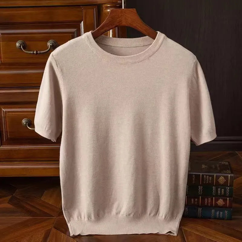 Rick - T-shirt in Cashmere Morbido per Comfort Tutto il Giorno