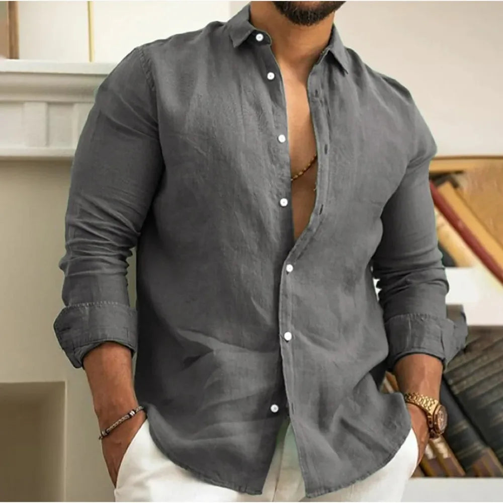 Ronnie – Camicia in Lino Traspirante