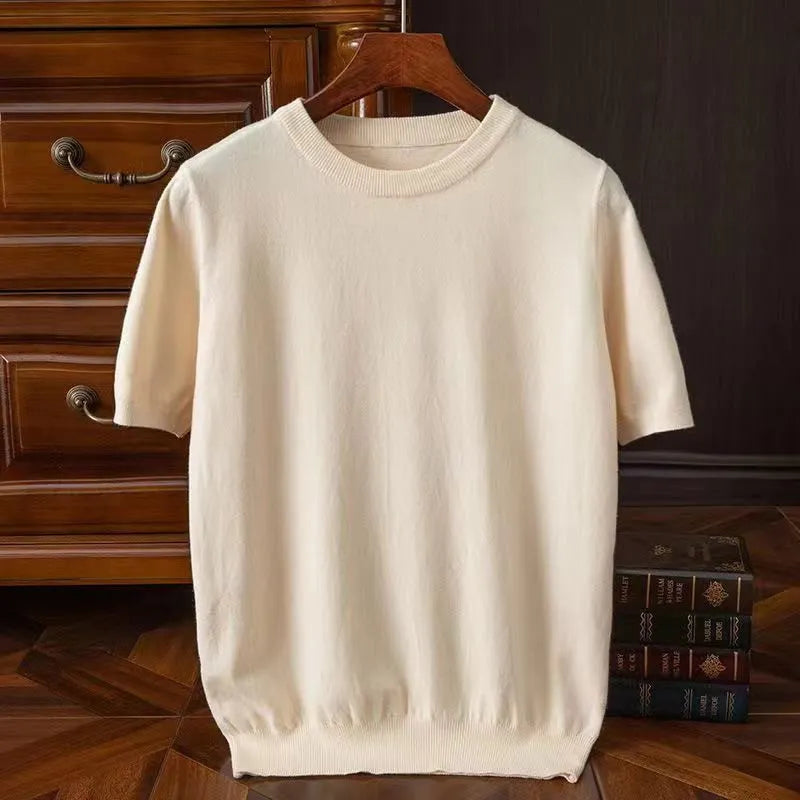 Rick - T-shirt in Cashmere Morbido per Comfort Tutto il Giorno