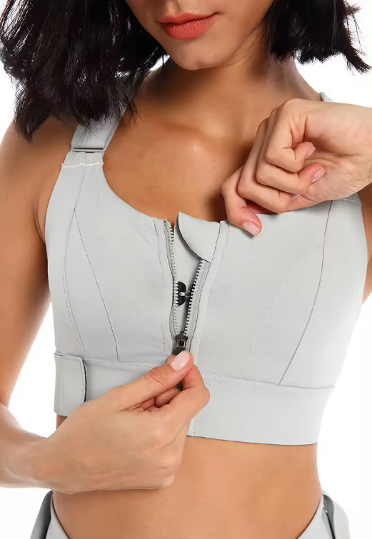 Bea - Reggiseno Zip-Up Performante per Donne Attive