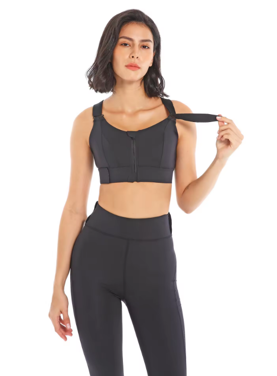 Bea - Reggiseno Zip-Up Performante per Donne Attive