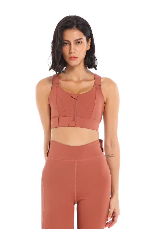 Bea - Reggiseno Zip-Up Performante per Donne Attive